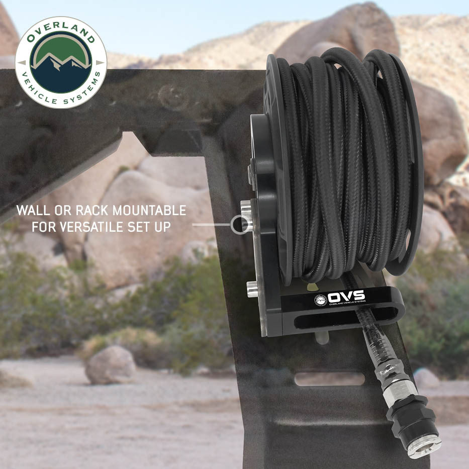 Flow Guard Air Coil 39 Foot Air Hose Reel Kit Installed