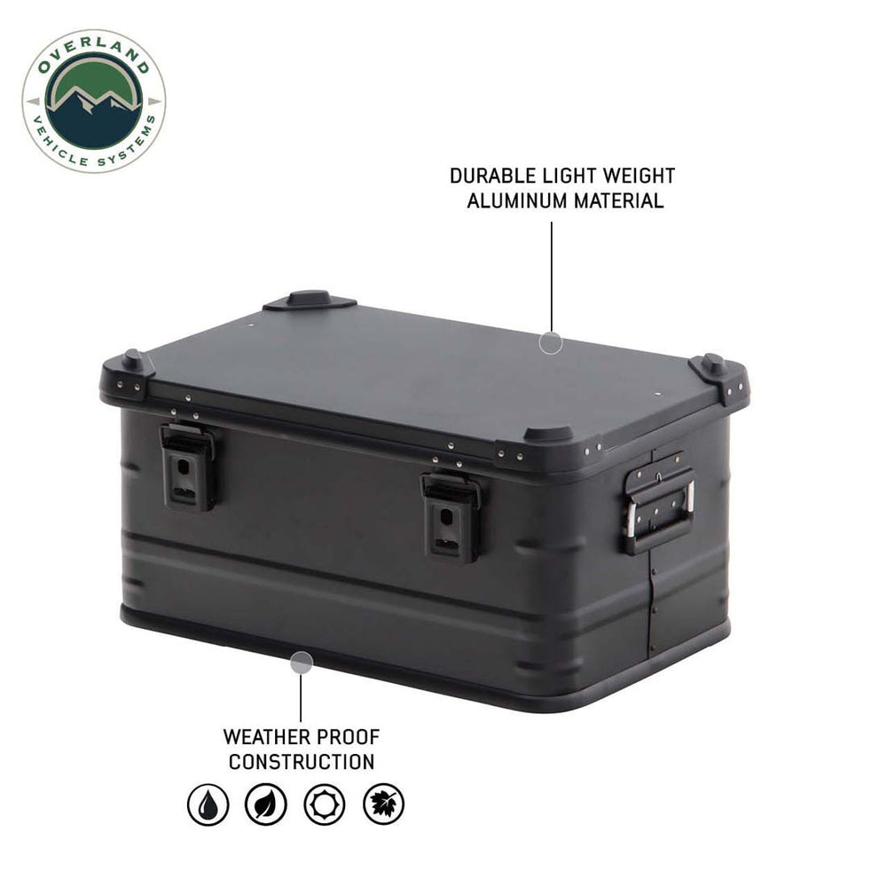 Aluminum Box Storage 53 QT closed