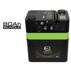 Expion360 80Ah AURA Powercap 600W Inverter Power System – LiFePO4 Portable Power Bundle