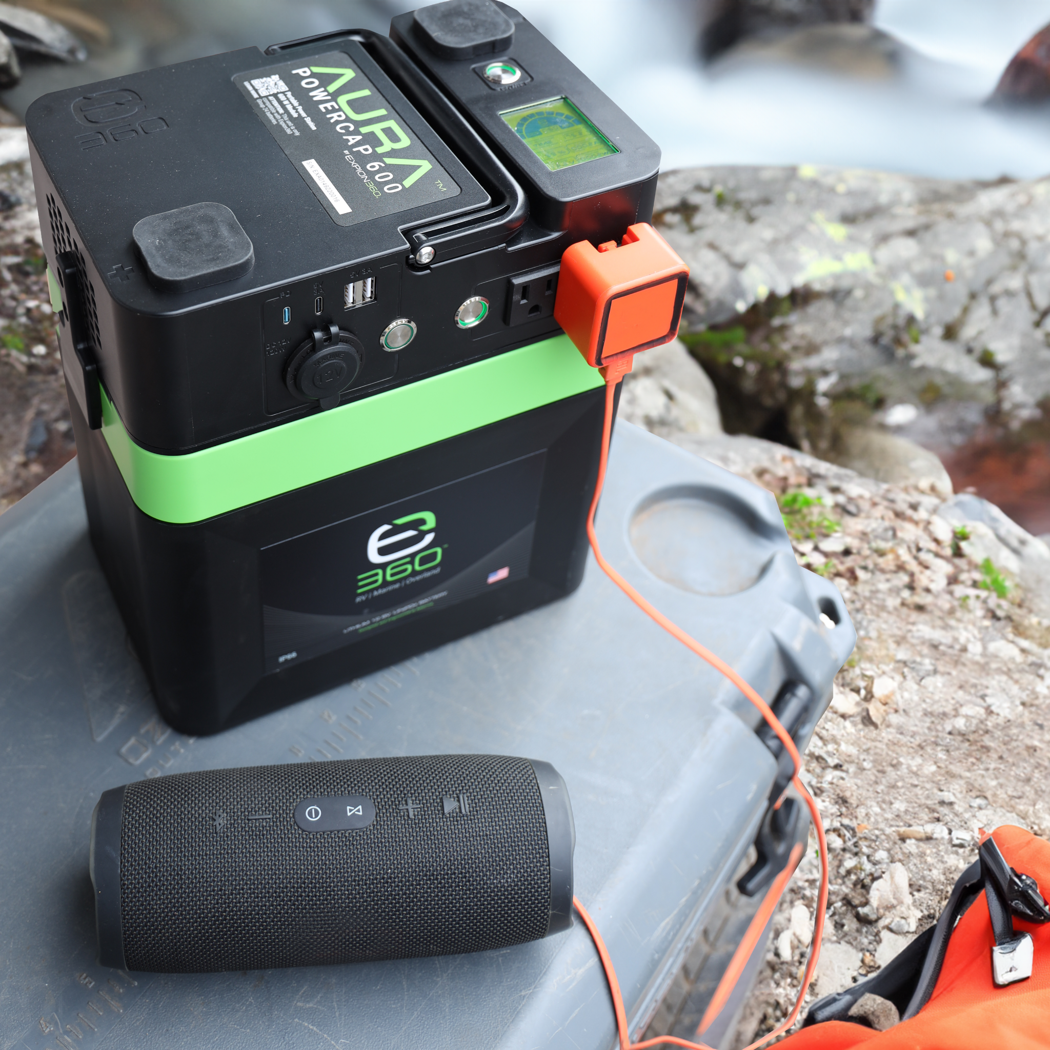 Expion360 80Ah AURA Powercap 600W Inverter Power System – LiFePO4 Portable Power Bundle