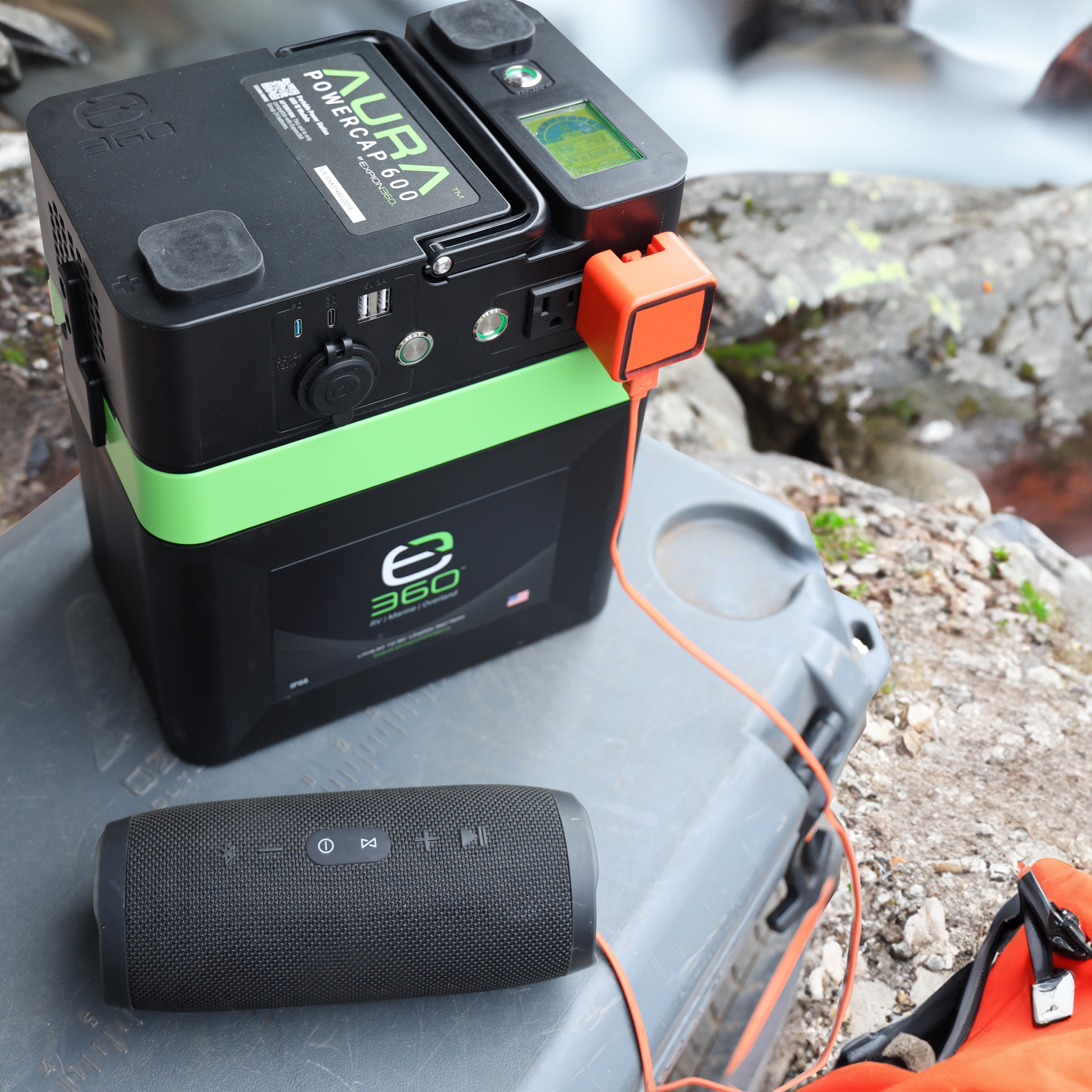 Expion360 60Ah AURA Powercap 600W Inverter Power System – LiFePO4 Portable Power Bundle