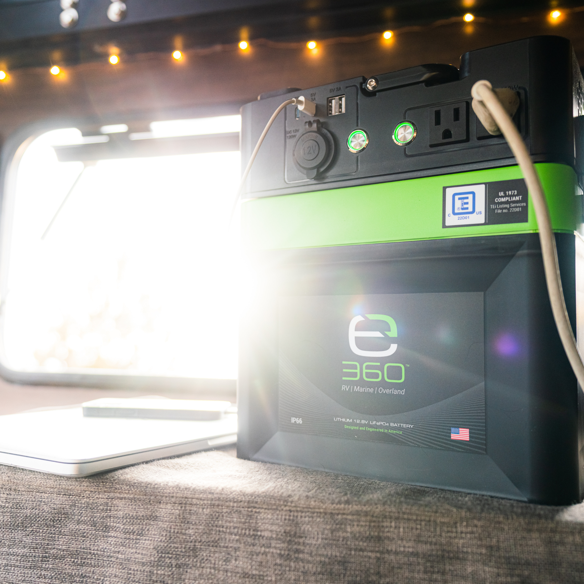 Expion360 Aura PowerCap 600W LiFePO4 Battery Inverter – Portable Power Station Cap