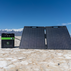 Expion360 120W Portable Foldable Solar Panel for RV & Off-Grid Use