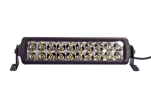 CSI 10 in. Double Row LED Light Bar - 100W Clear