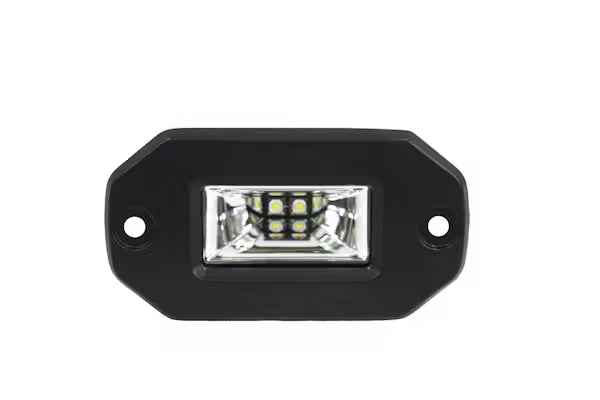 CSI 2 in. Flush Mount LED Pod - 20W Clear Spot & Wide, Single
