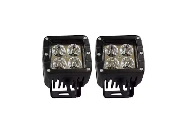 CSI 2 in. 20W Gold Lens LED Pod - Spot/Fog, Pair