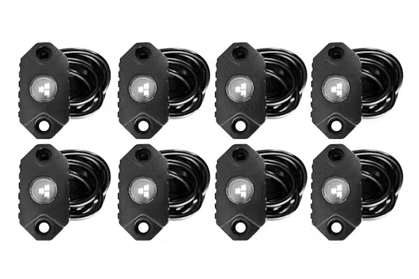 CSI 8-Pack 2 in. RGB Bluetooth Rock Lights