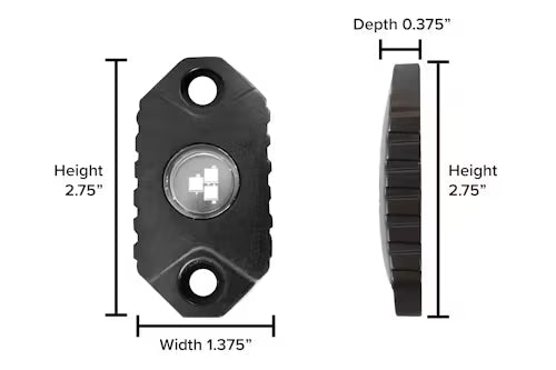 CSI 8-Pack 2 in. RGB Bluetooth Rock Lights