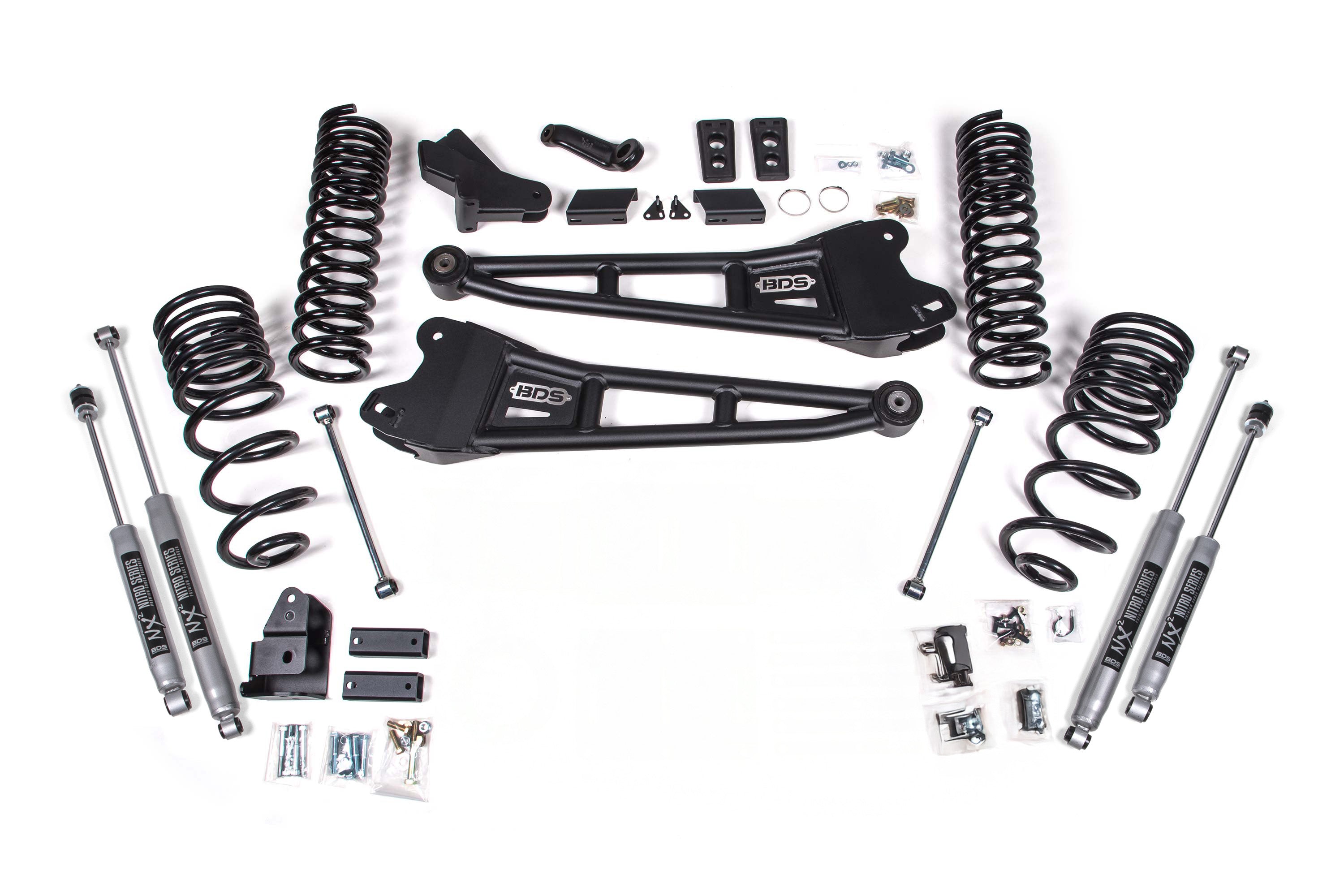 4 Inch Lift Kit w/ Radius Arm | Ram 2500 (25-26) 4WD | Diesel - FOX 2.0 Performance Series