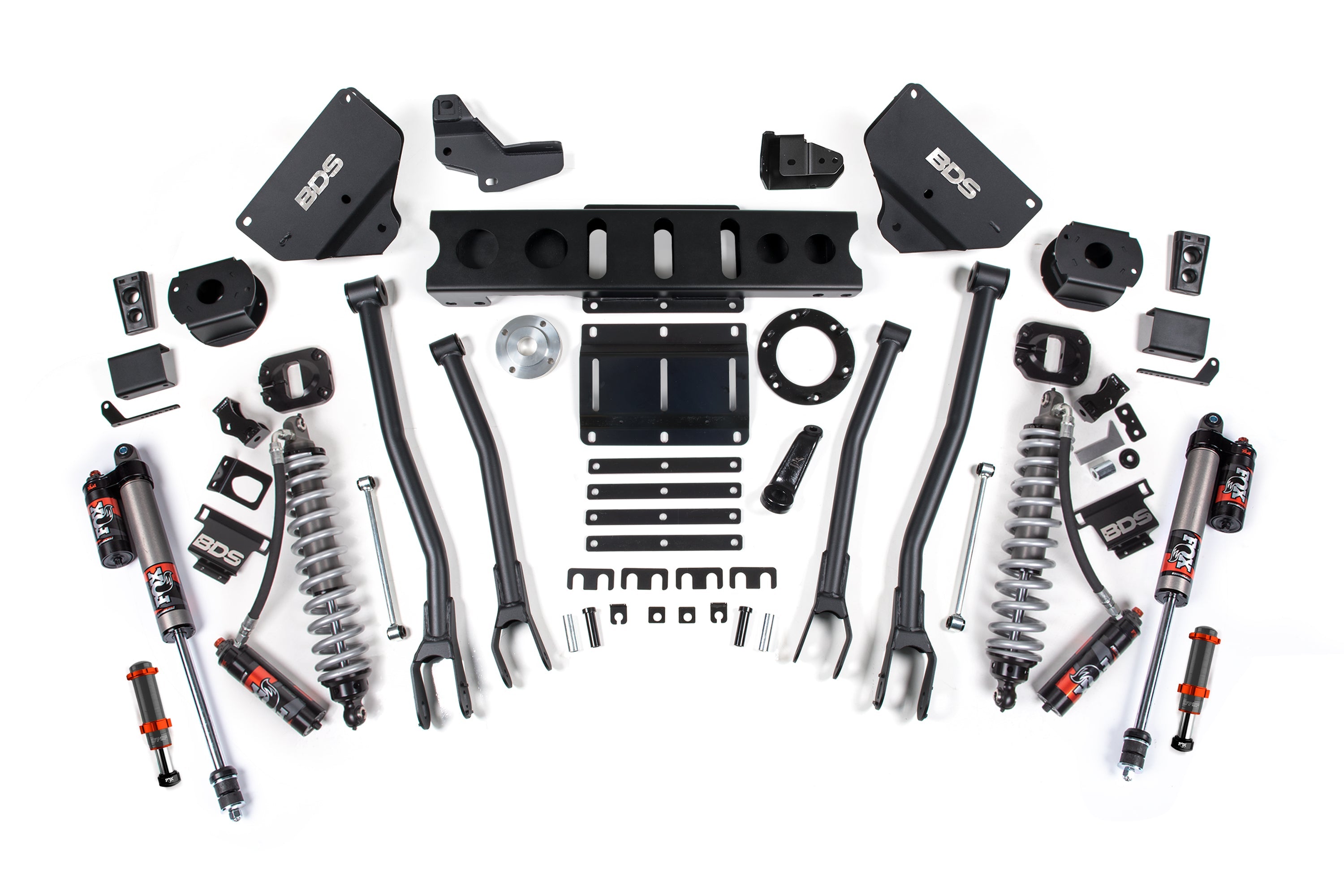 BDS 6 Inch Lift Kit FOX 2.5 Performance Elite Coilover Conversion 4 Link for Ram 2500 Diesel 4WD (2014–2018)