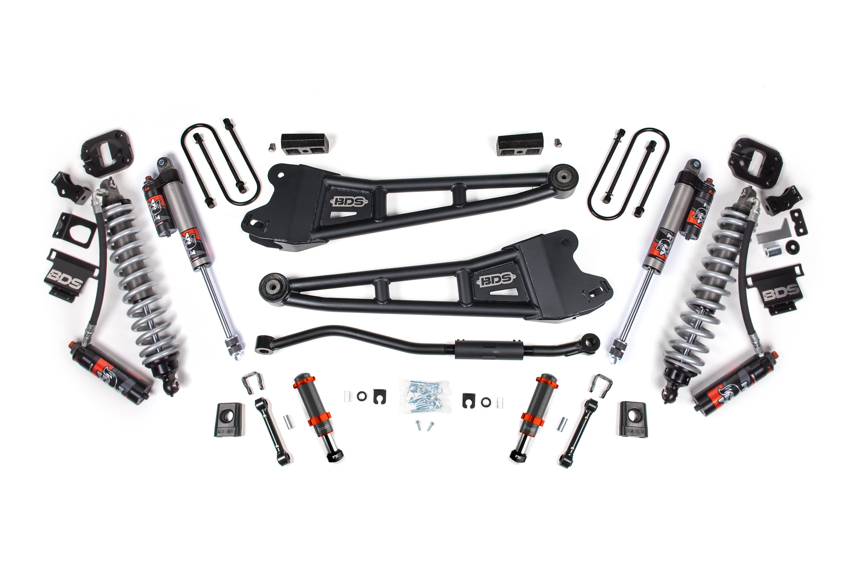 BDS 3 Inch Radius Arm Lift Kit FOX 2.5 Elite Coilovers Ram 3500 Diesel (2013-2018)