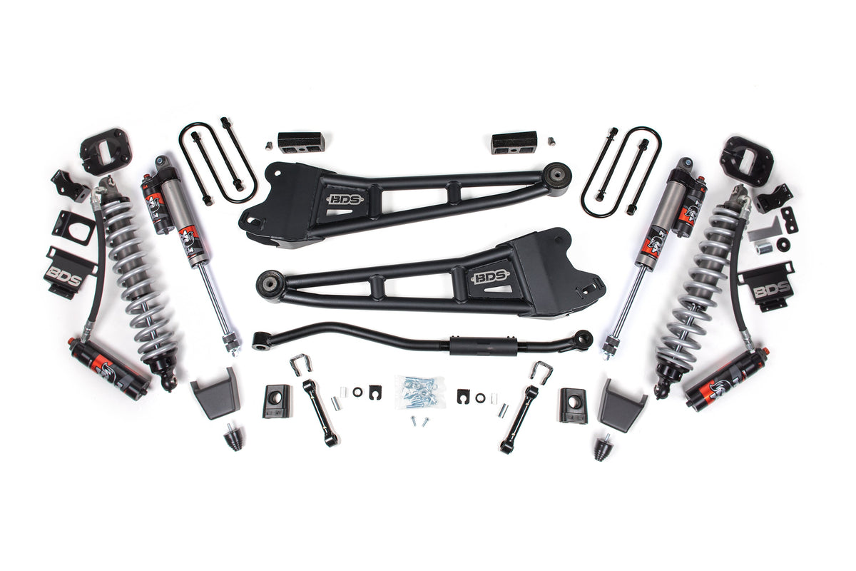 BDS 3 Inch Radius Arm Lift Kit FOX 2.5 Elite Coilovers Ram 3500 Diesel (2013-2018)