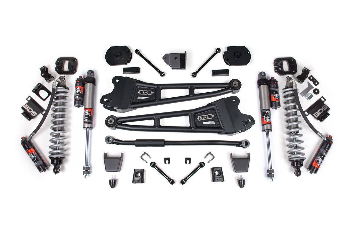 BDS 3 Inch Lift Kit FOX 2.5 Performance Elite Coilover Conversion Radius Arm for Ram 2500 Diesel 4WD (2014–2018) (2025–2026)