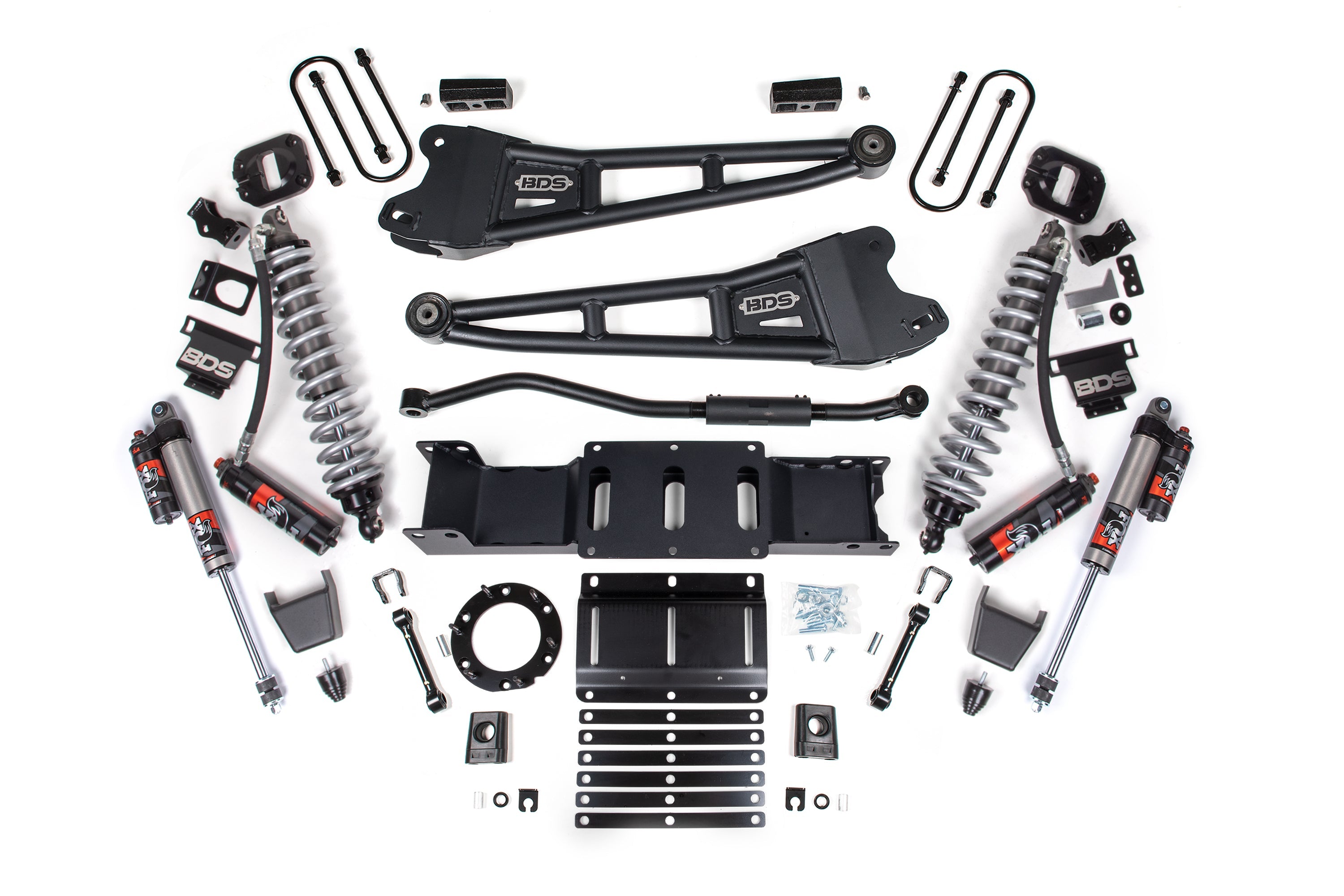 BDS 3 Inch Suspension Lift Kit w/ Radius Arm & FOX 2.5 Coil-Over Conversion Ram 3500 Diesel 4WD (2019–2024)