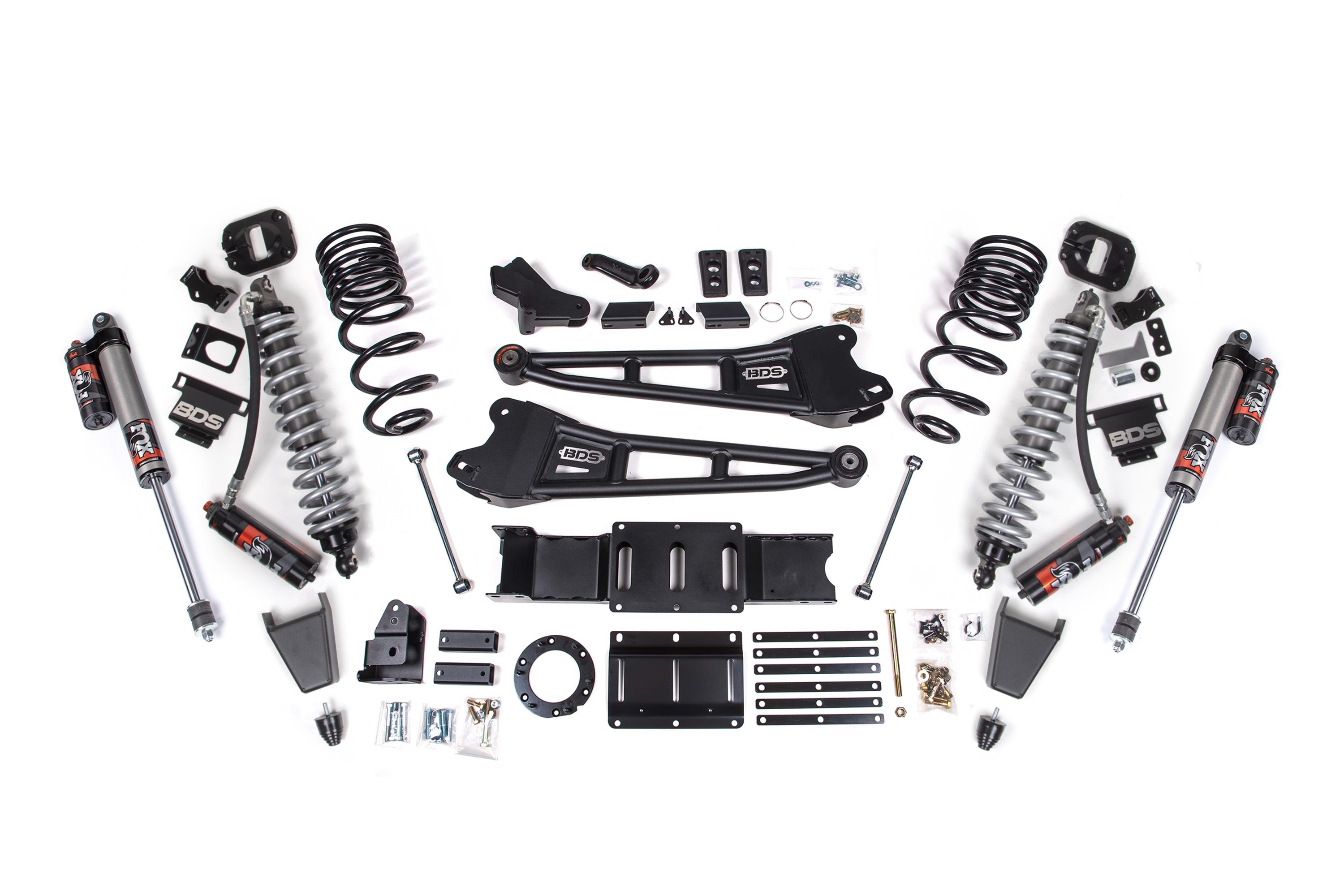 BDS 4 Inch Suspension Lift Kit w/ Radius Arms & FOX 2.5 Performance Elite Coil-Overs Ram 2500 Diesel 4WD (2019–2024)) 4WD Diesel
