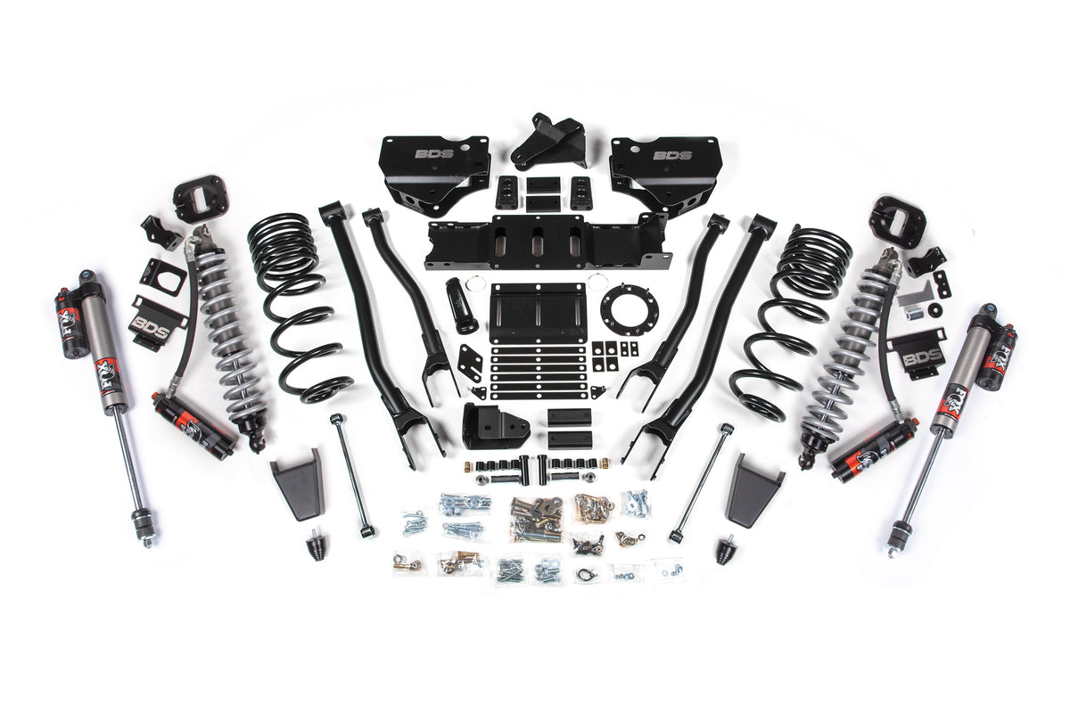 BDS 6 Inch Lift Kit 4-Link FOX 2.5 Performance Elite Ram 2500 4WD Diesel (2019–2024)