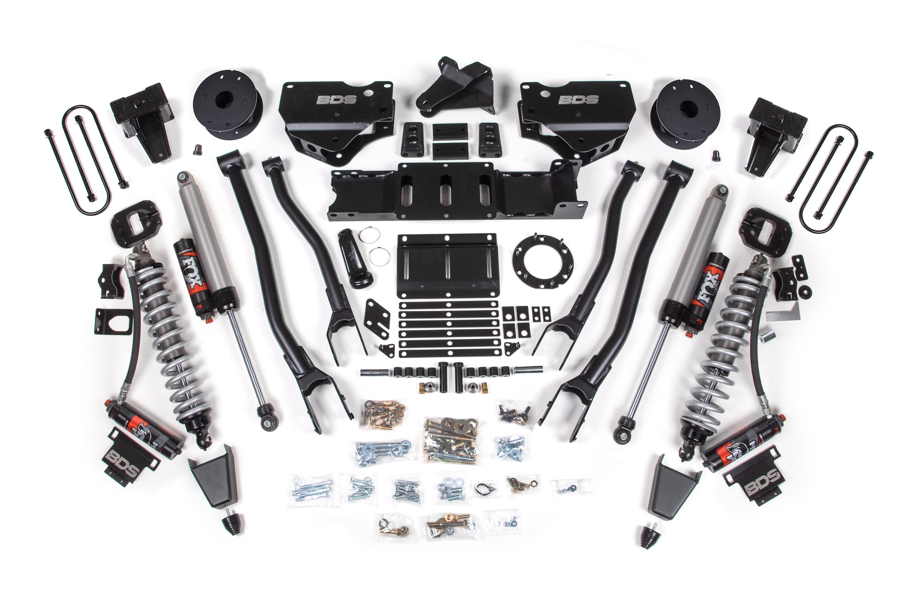 BDS 6 Inch 4-Link Lift Kit FOX 2.5 Elite Coilovers Ram 3500 Diesel (2019-2024)