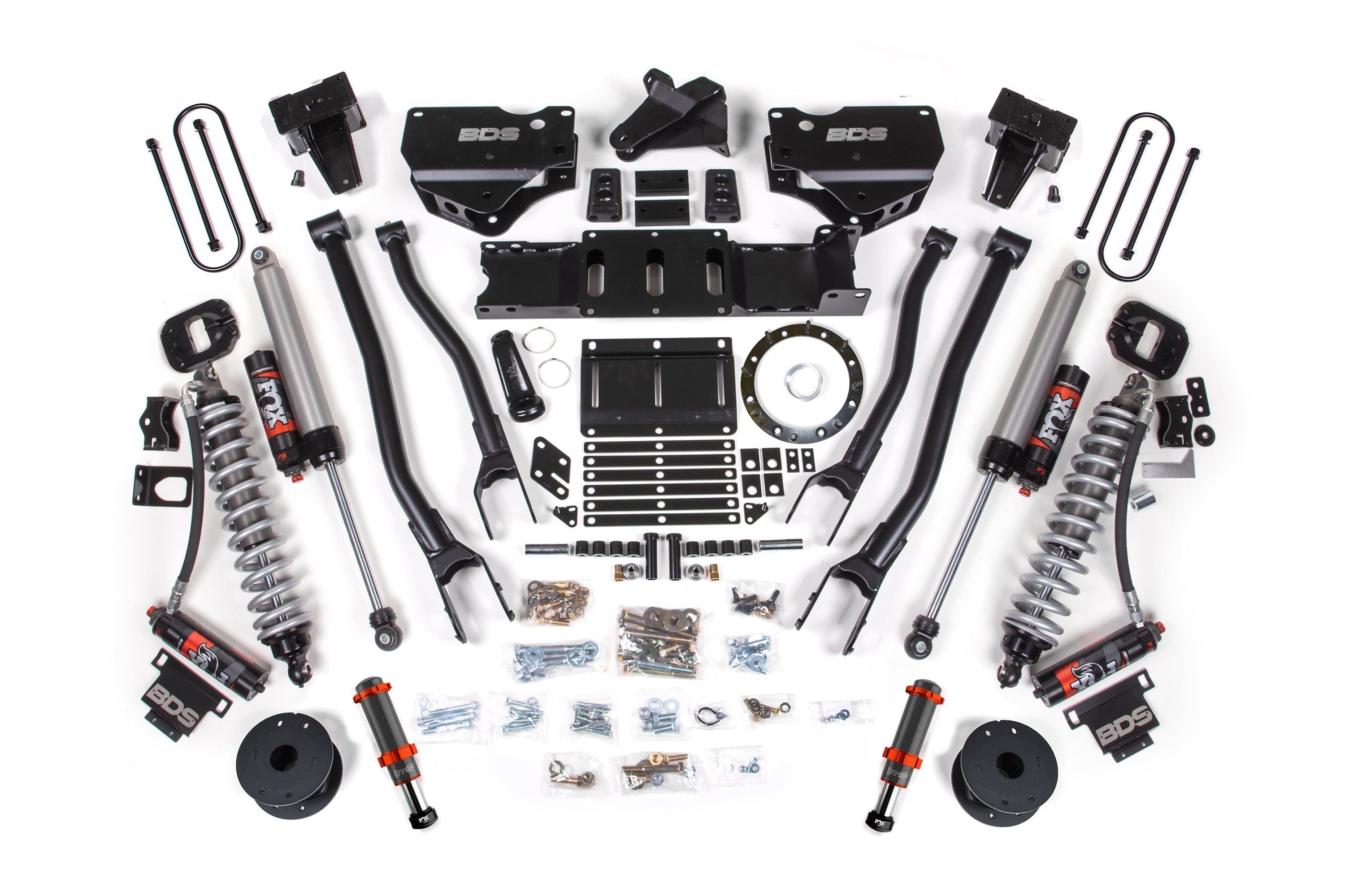 BDS 6 Inch 4-Link Lift Kit FOX 2.5 Elite Coilovers Ram 3500 Diesel (2019-2024)