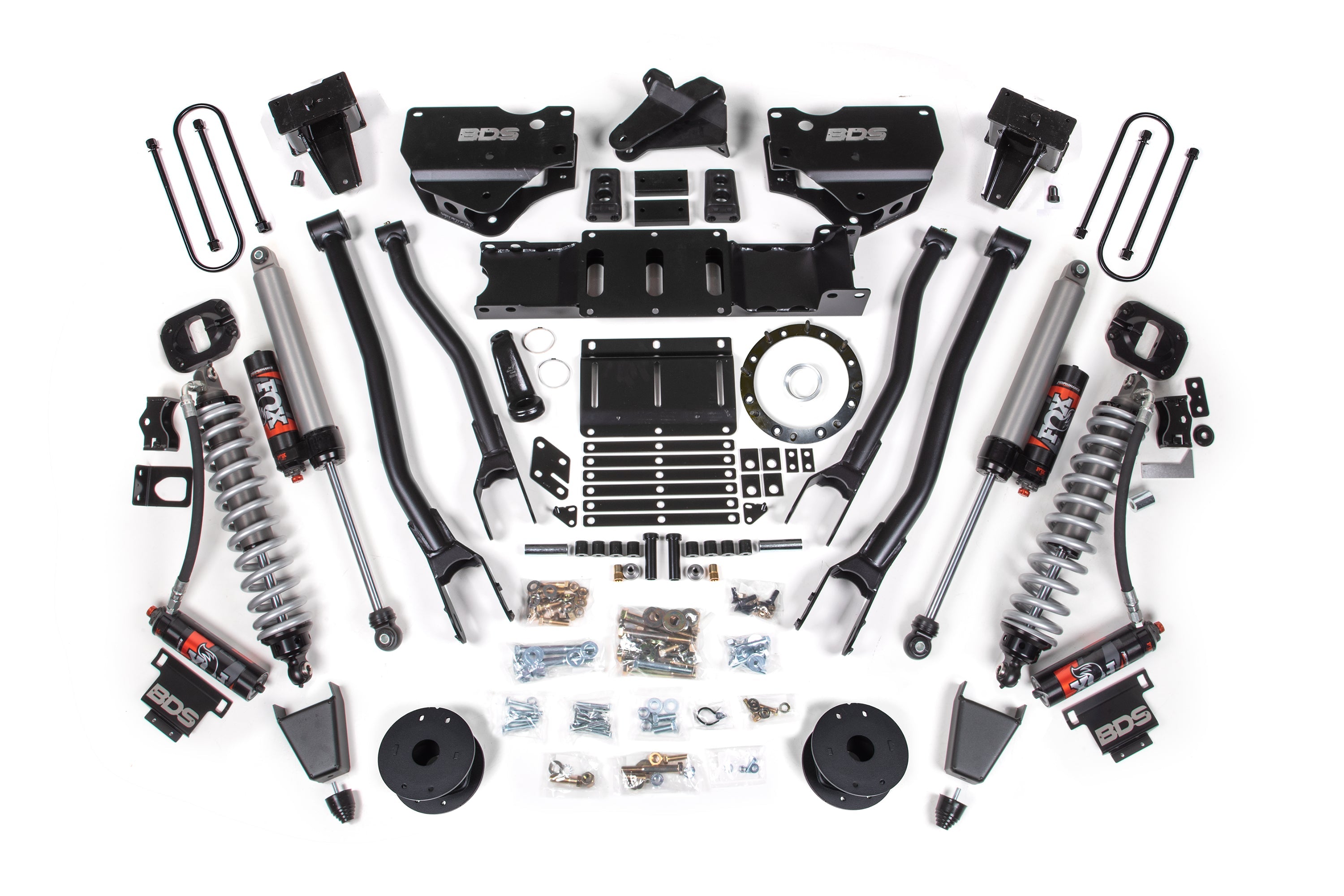 BDS 6 Inch 4-Link Lift Kit FOX 2.5 Elite Coilovers Ram 3500 Diesel (2019-2024)