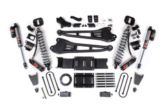 BDS 4 Inch Lift Kit FOX 2.5 Performance Elite Coilover Conversion Radius Arm for Ram 3500 Diesel 4WD (2019–2024)