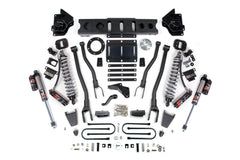 BDS 4 Inch 4-Link Lift Kit FOX 2.5 Elite Coilovers Ram 3500 Diesel (2013-2018)