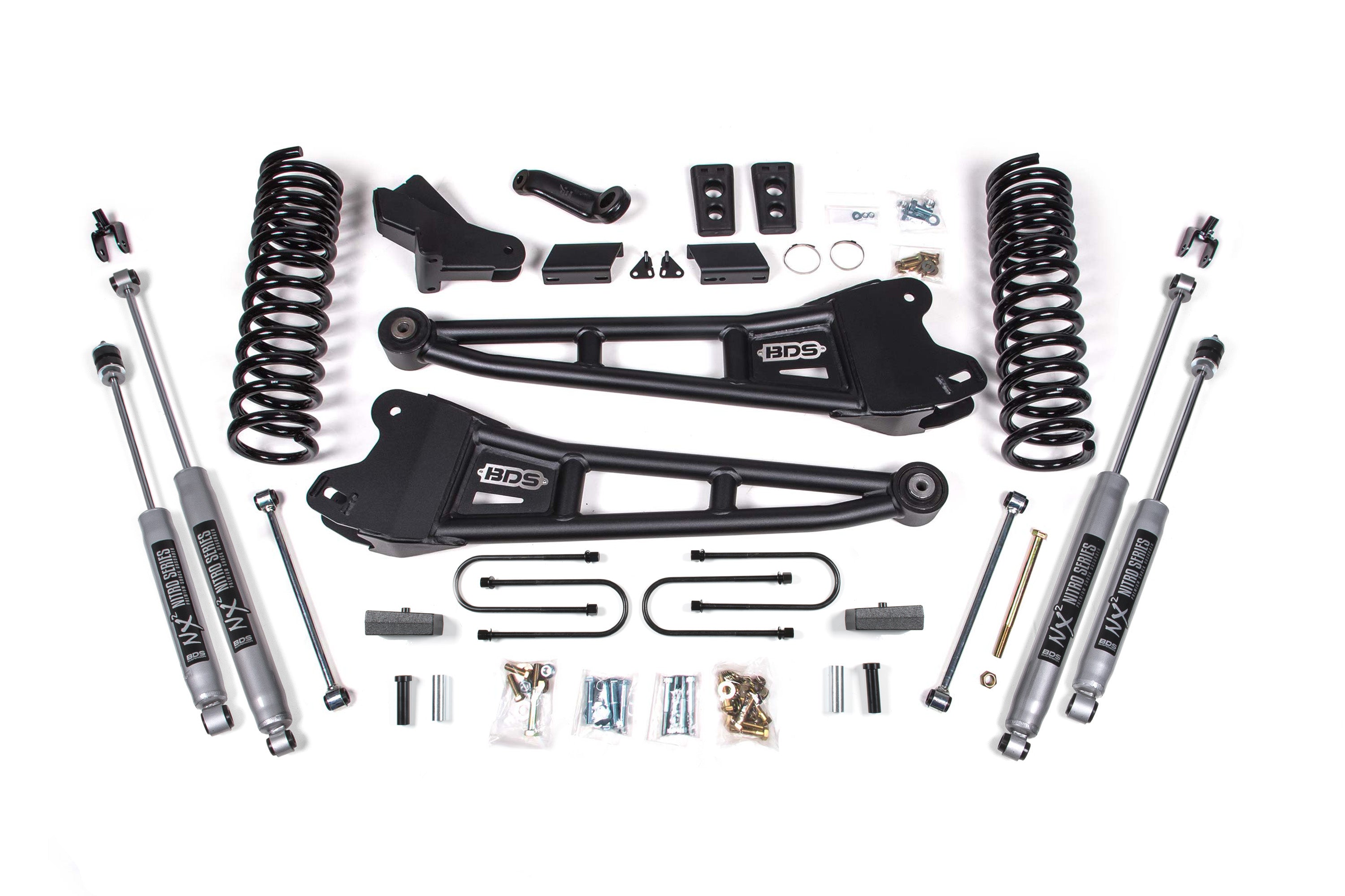 4 Inch Lift Kit W/ Radius Arm | Ram 3500 (13-18) 4WD | Gas - NX2 Nitro Series