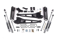 BDS 4 Inch Radius Arm Lift Kit FOX 2.0 Ram 3500 Diesel 4WD (2013–2018)