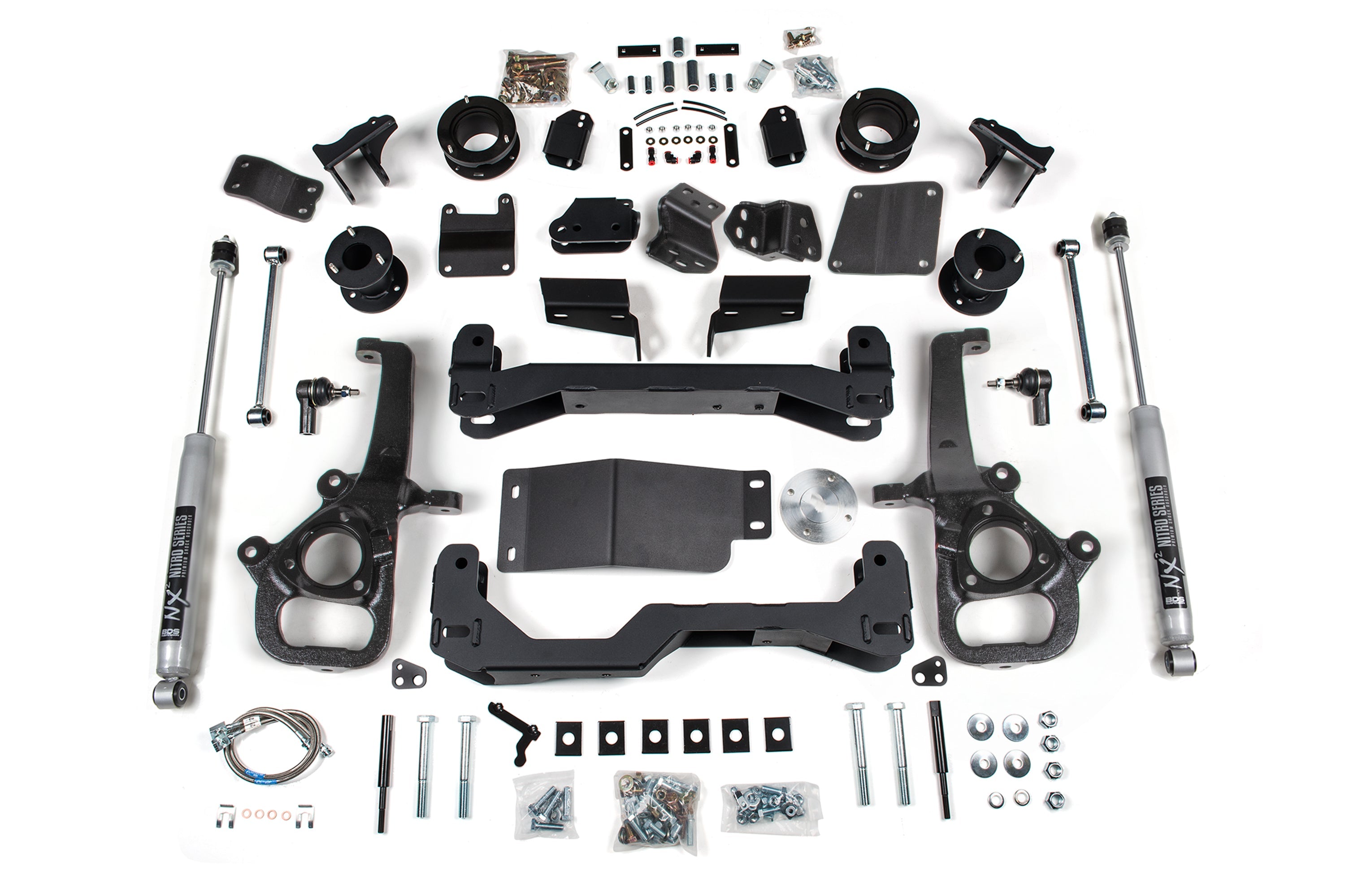 BDS 4 Inch Suspension Lift Kit w/ NX2 Nitro Shocks Ram 1500 4WD w/ Factory Air Ride (2025–2026)