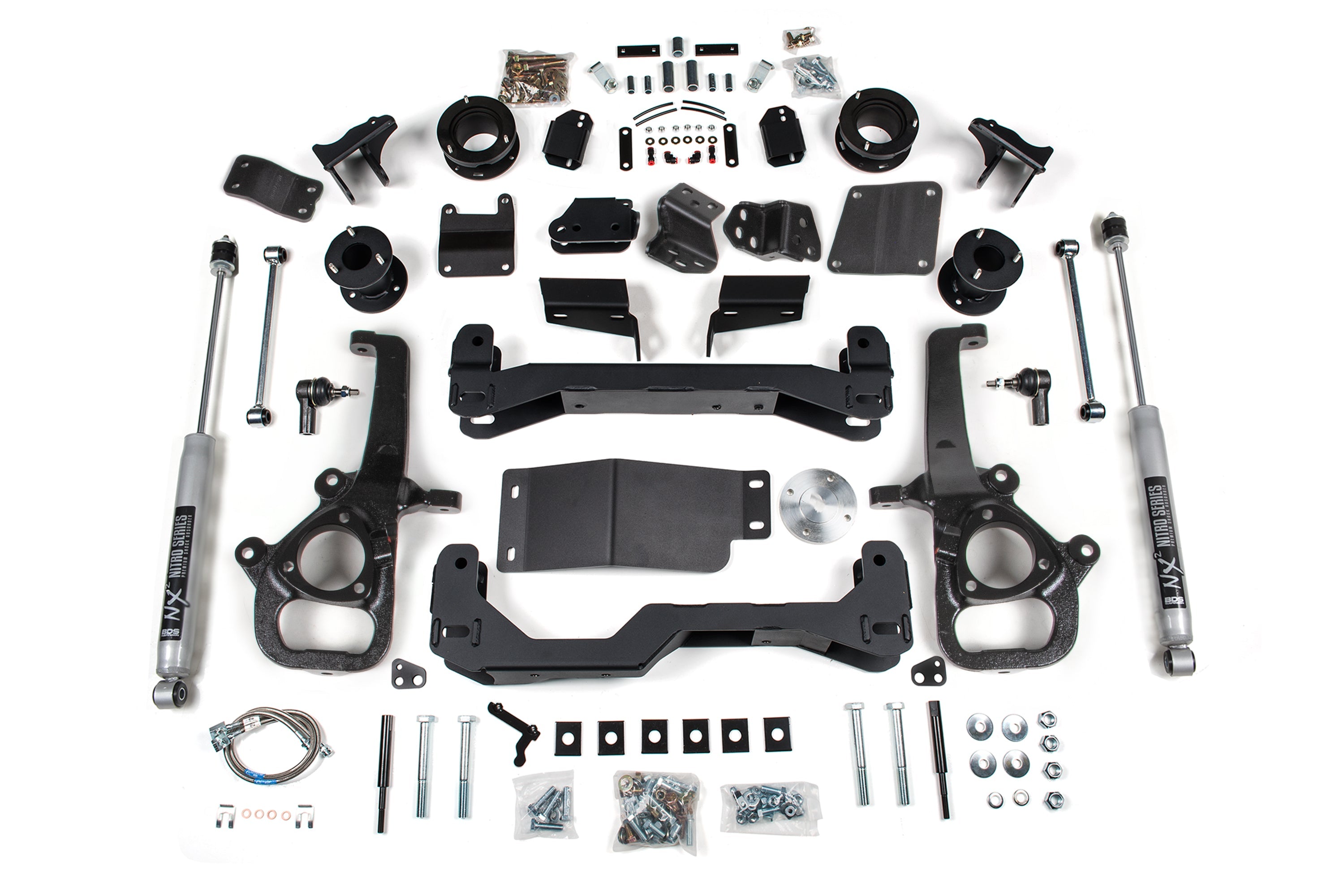 BDS 4 Inch Suspension Lift Kit w/ NX2 Nitro Shocks Ram 1500 4WD w/ Factory Air Ride (2025–2026)
