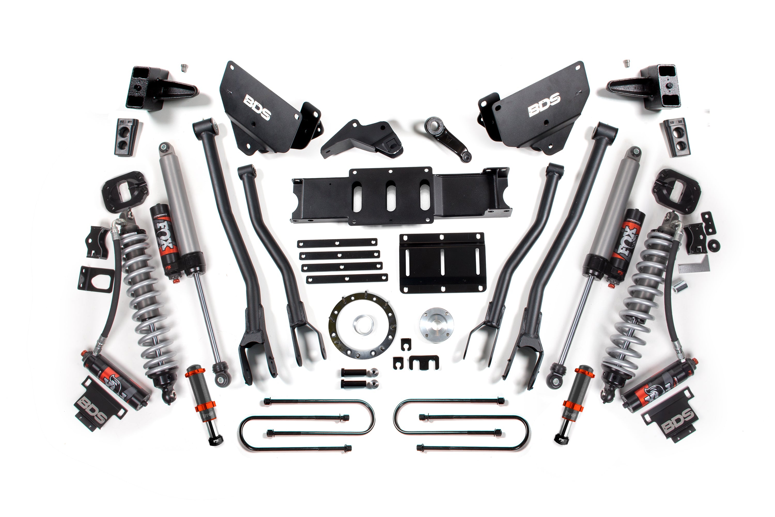 BDS 6 Inch 4-Link Lift Kit FOX 2.5 Performance Elite Coilover Conversion for Ram 3500 Diesel 4WD (2013–2018)