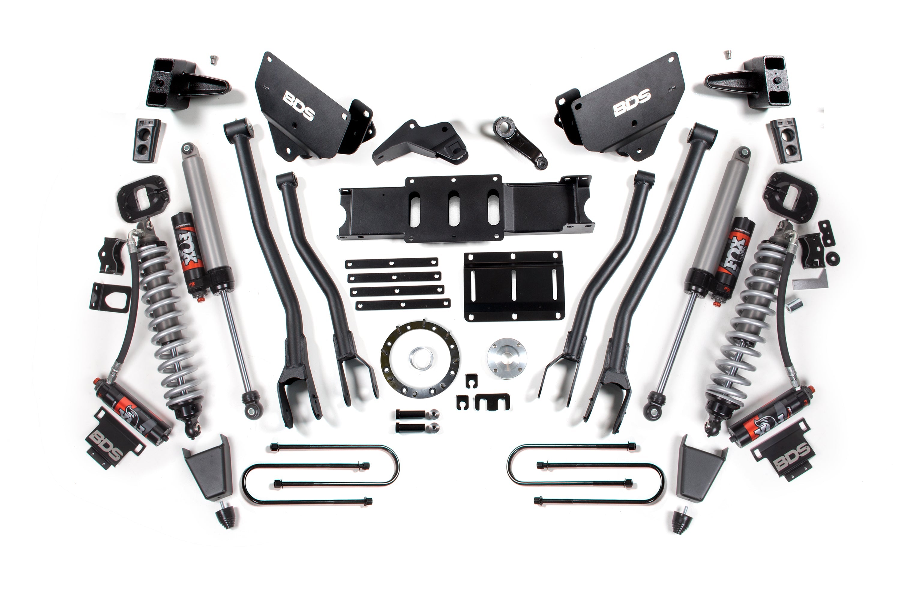 BDS 6 Inch 4-Link Lift Kit FOX 2.5 Performance Elite Coilover Conversion for Ram 3500 Diesel 4WD (2013–2018)