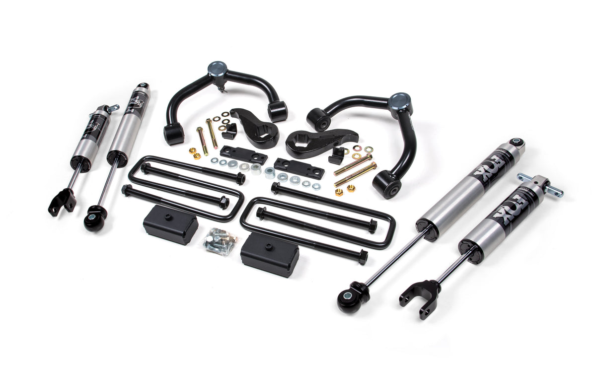 BDS 3 Inch Lift Kit FOX 2.5 Performance Series HTO for Chevy Silverado or GMC Sierra 2500HD/3500HD (2020–2026)
