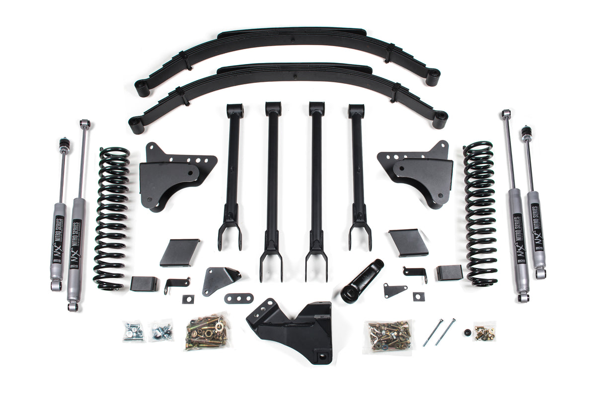 8 Inch Lift Kit | 4-Link Conversion | Ford F250/F350 Super Duty (11-16) 4WD | Gas - NX2 Nitro Series