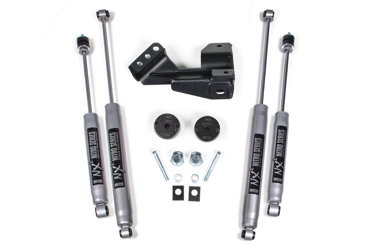 2 Inch Leveling Kit | Coil Spacer | Ford F250/F350 Super Duty (17-19) 4WD - NX2 Nitro Series