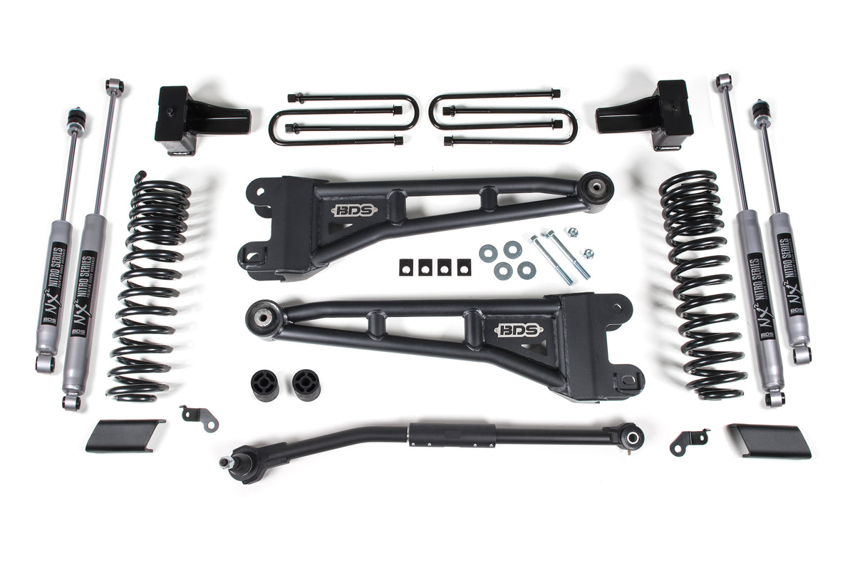 2.5 Inch Lift Kit w/ Radius Arm | Ford F250/F350 Super Duty (17-19) 4WD | Diesel - NX2 Nitro Series