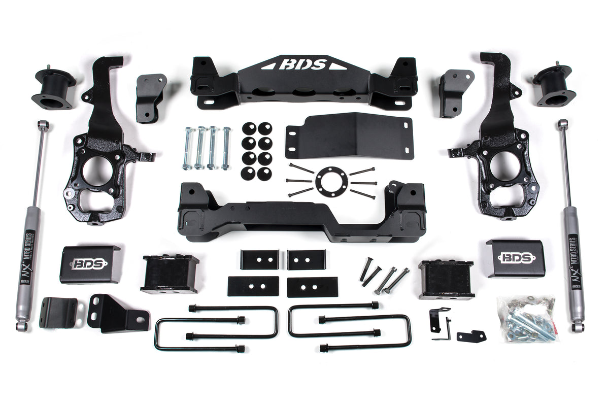 6 Inch Lift Kit | Ford F150 (21-26) 4WD - 5 Inch Block Kit / NX2 Nitro Series