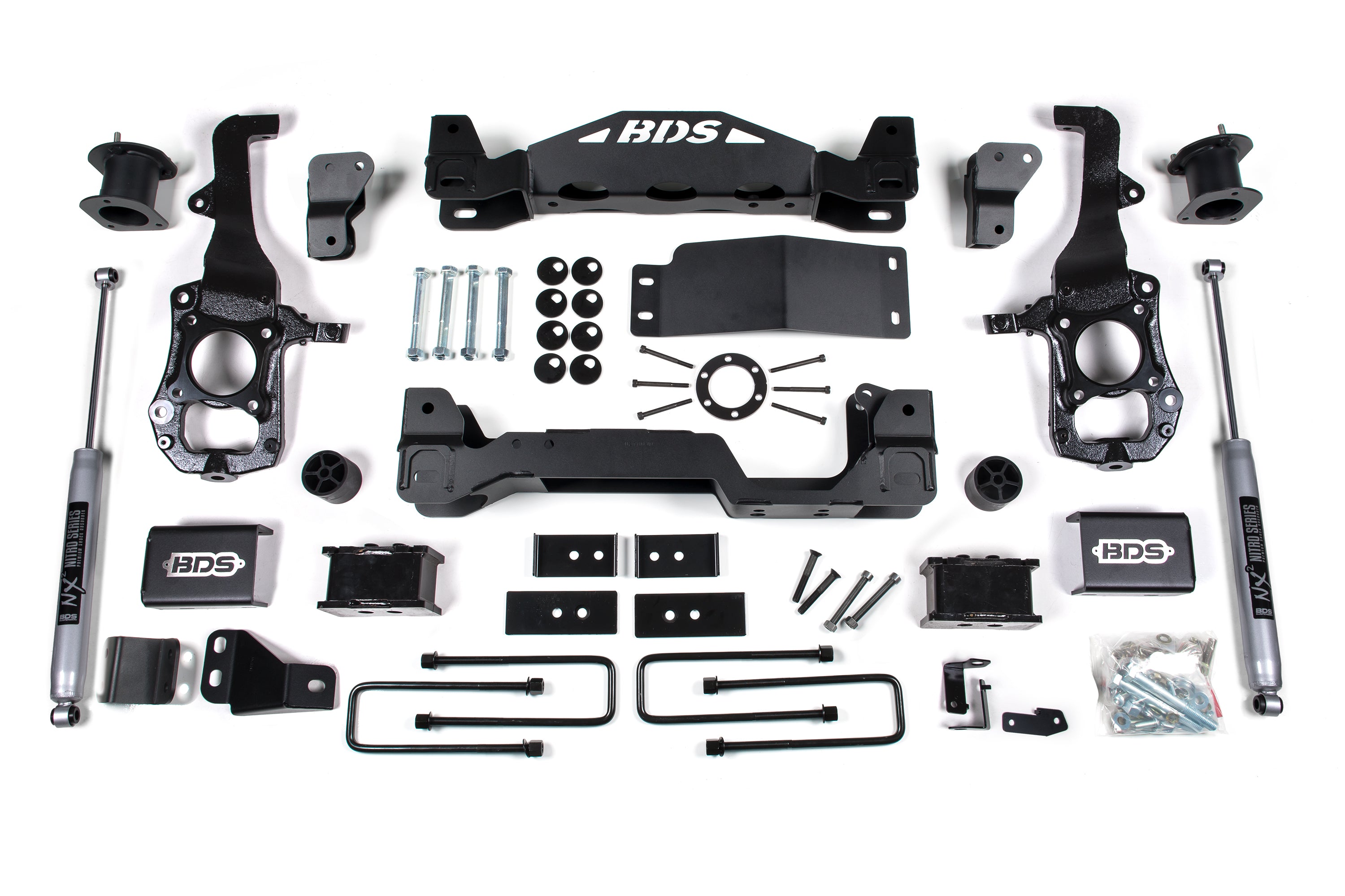 4 Inch Lift Kit | Ford F150 (21-26) 4WD - 2 Inch Block Kit / NX2 Nitro Series