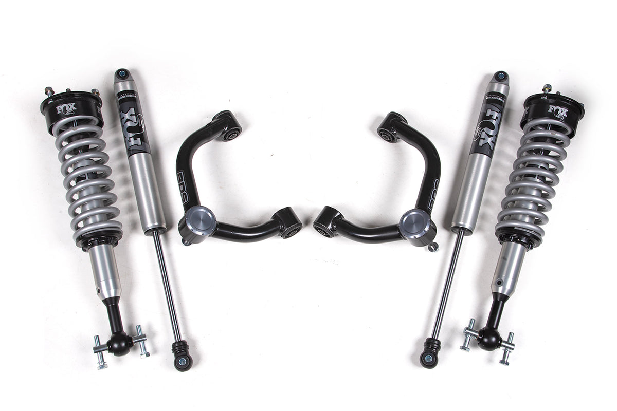 BDS 2 Inch Leveling Kit with FOX 2.0 Coilover for 2021-2025 Ford F150 4WD