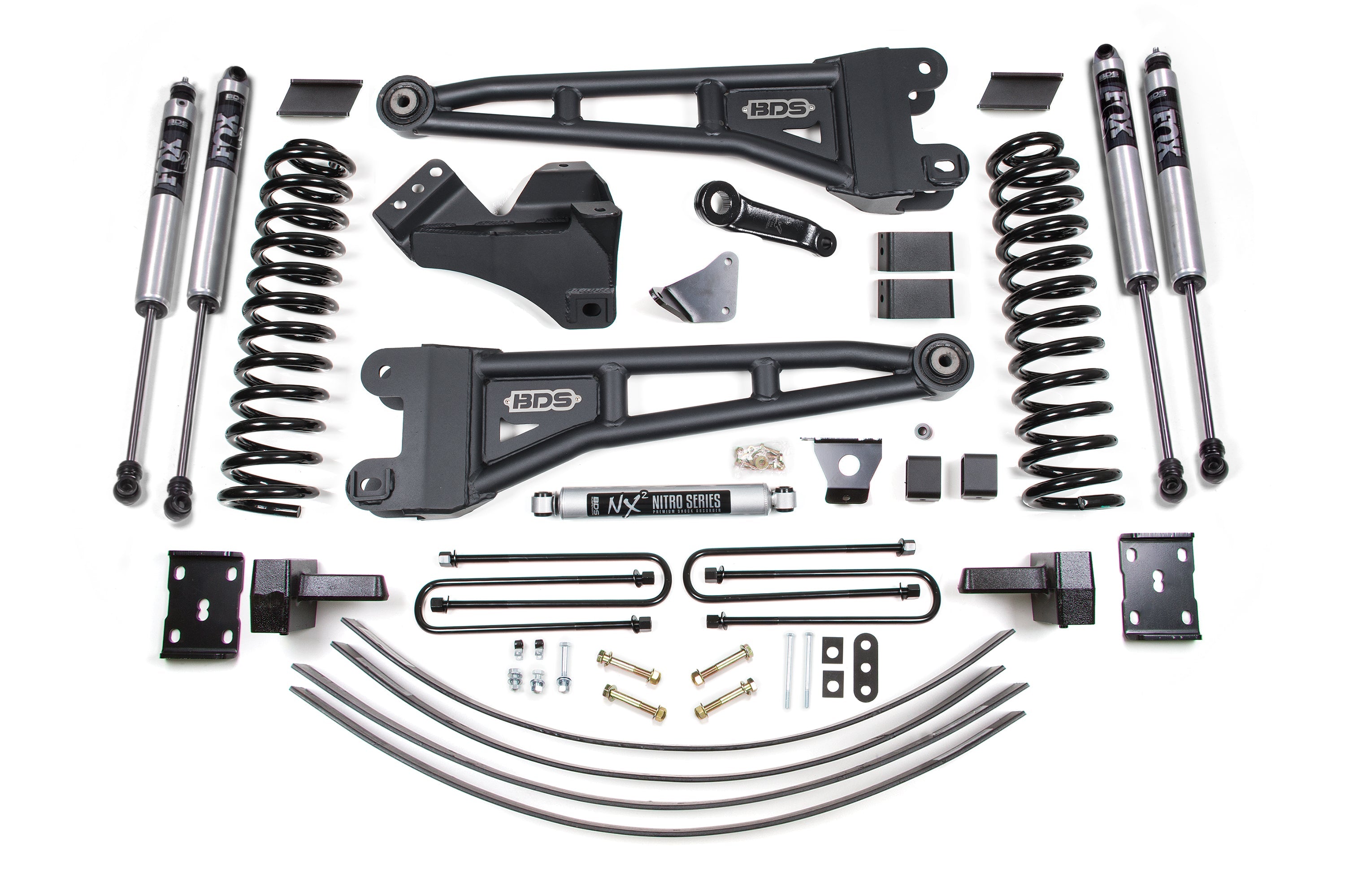 BDS 6 Inch Lift Kit w/ Radius Arm for 2005-2007 Ford F250/F350 Super Duty 4WD Diesel