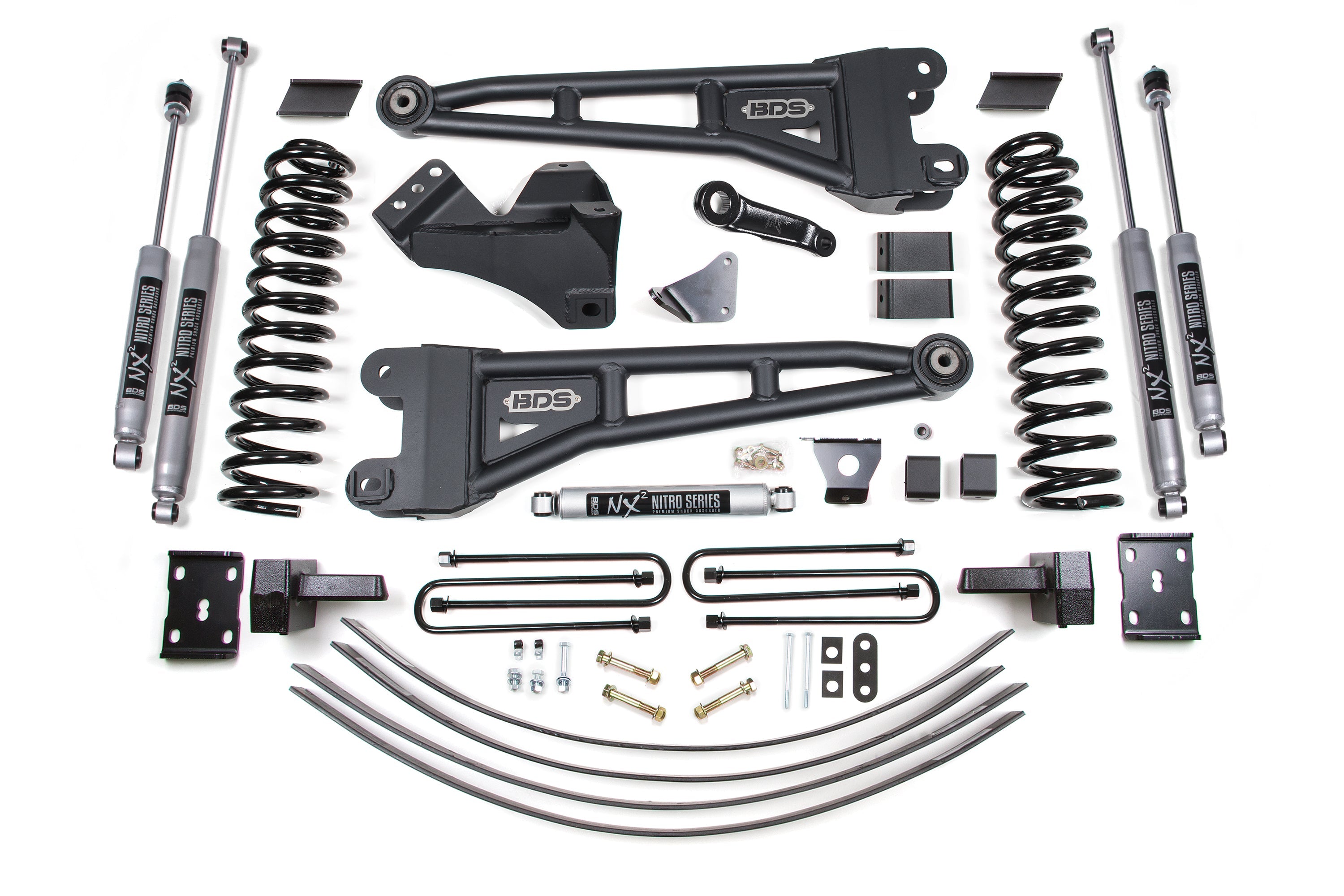 BDS 6 Inch Lift Kit w/ Radius Arm for 2005-2007 Ford F250/F350 Super Duty 4WD Diesel