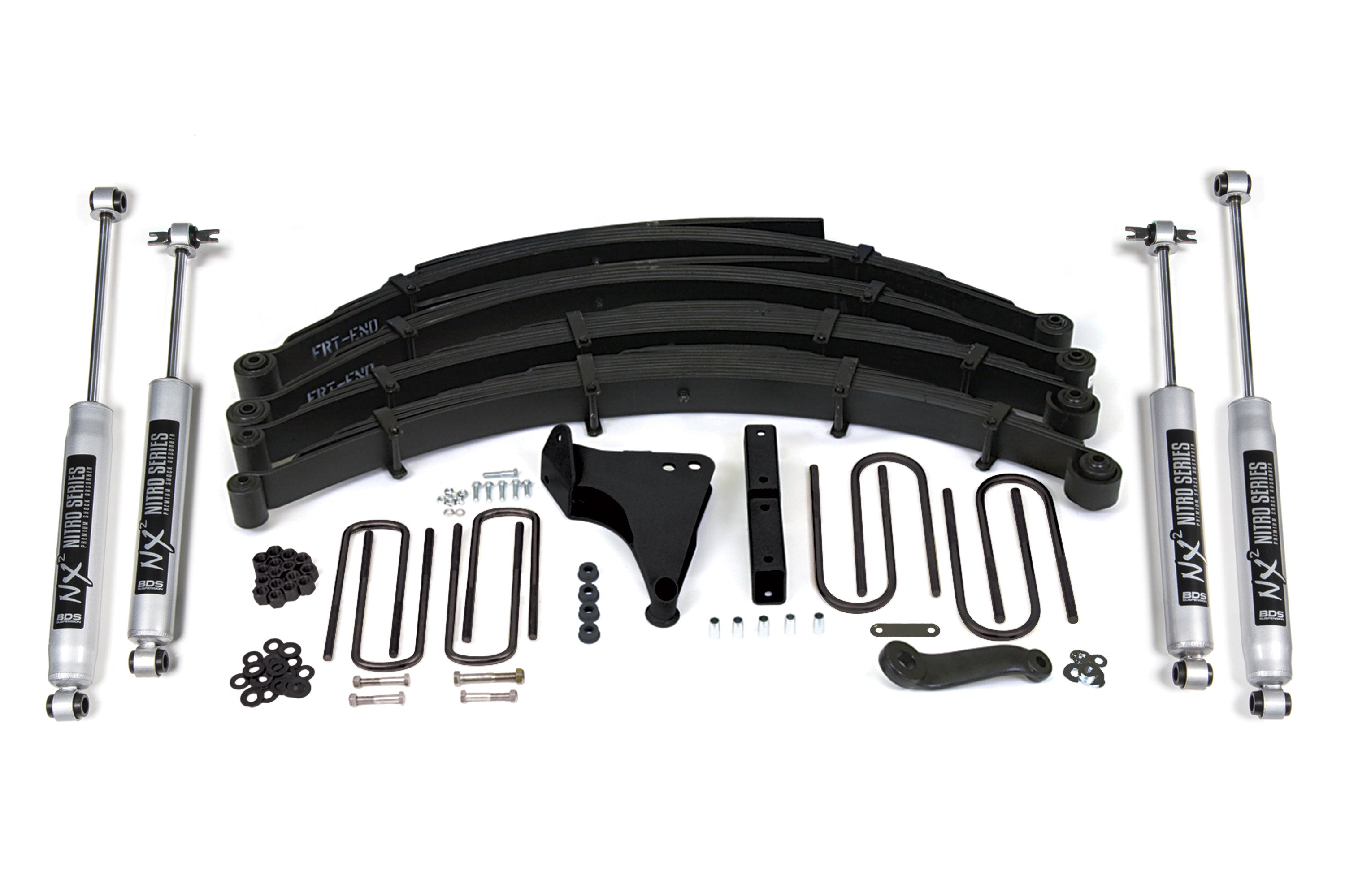 8 Inch Lift Kit | Ford F250/F350 Super Duty (99-04) 4WD - Square - Mfg Prior to 2-28-99 / NX2 Nitro Series