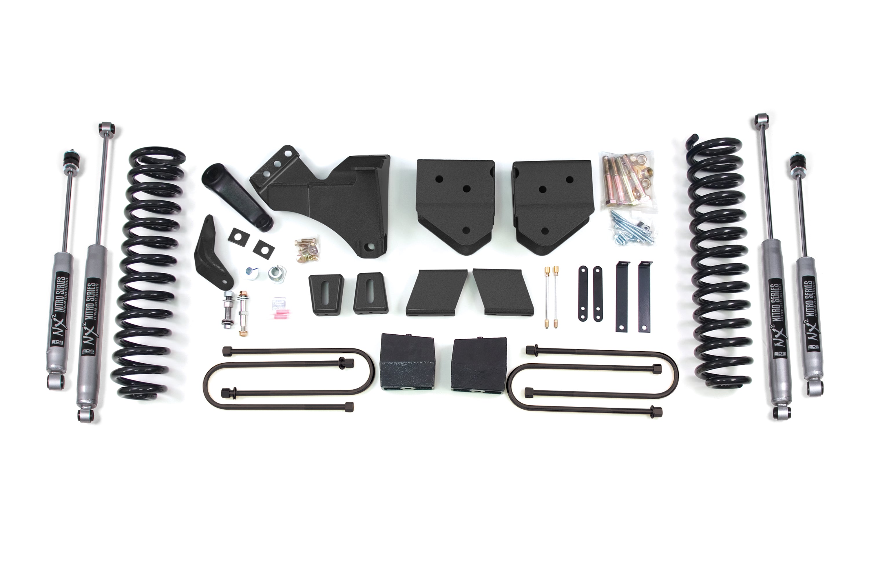 6 Inch Lift Kit | Ford F250/F350 Super Duty (08-10) 4WD | Gas - Block Kit Without Factory Overload / NX2 Nitro Series