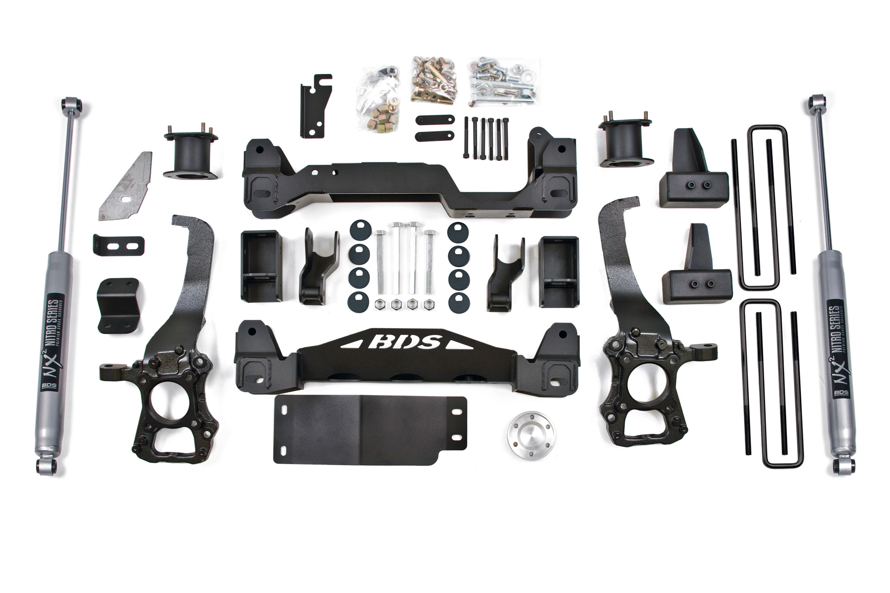 4 Inch Lift Kit | Ford F150 (15-20) 4WD - 3 Inch Block Kit / NX2 Nitro Series