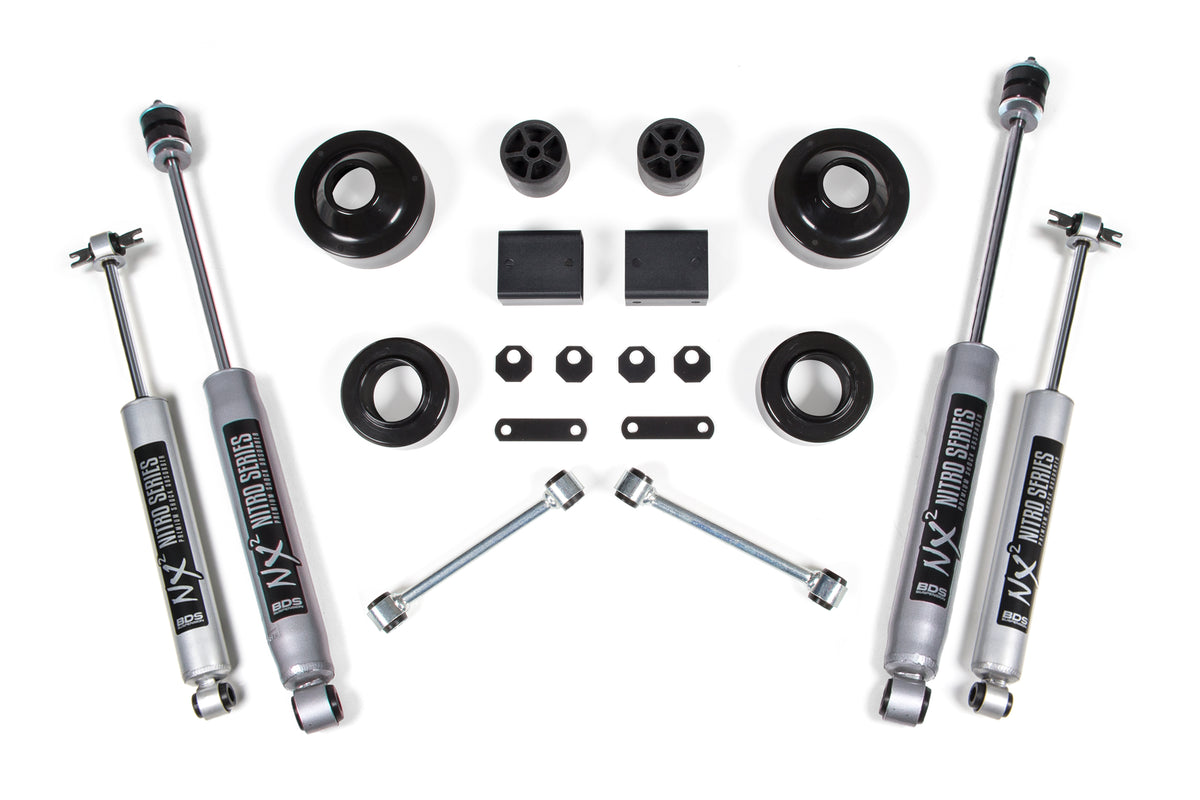 2 Inch Lift Kit | Coil Spacer | Jeep Wrangler JK (07-11) 2-Door - NX2 Nitro Series