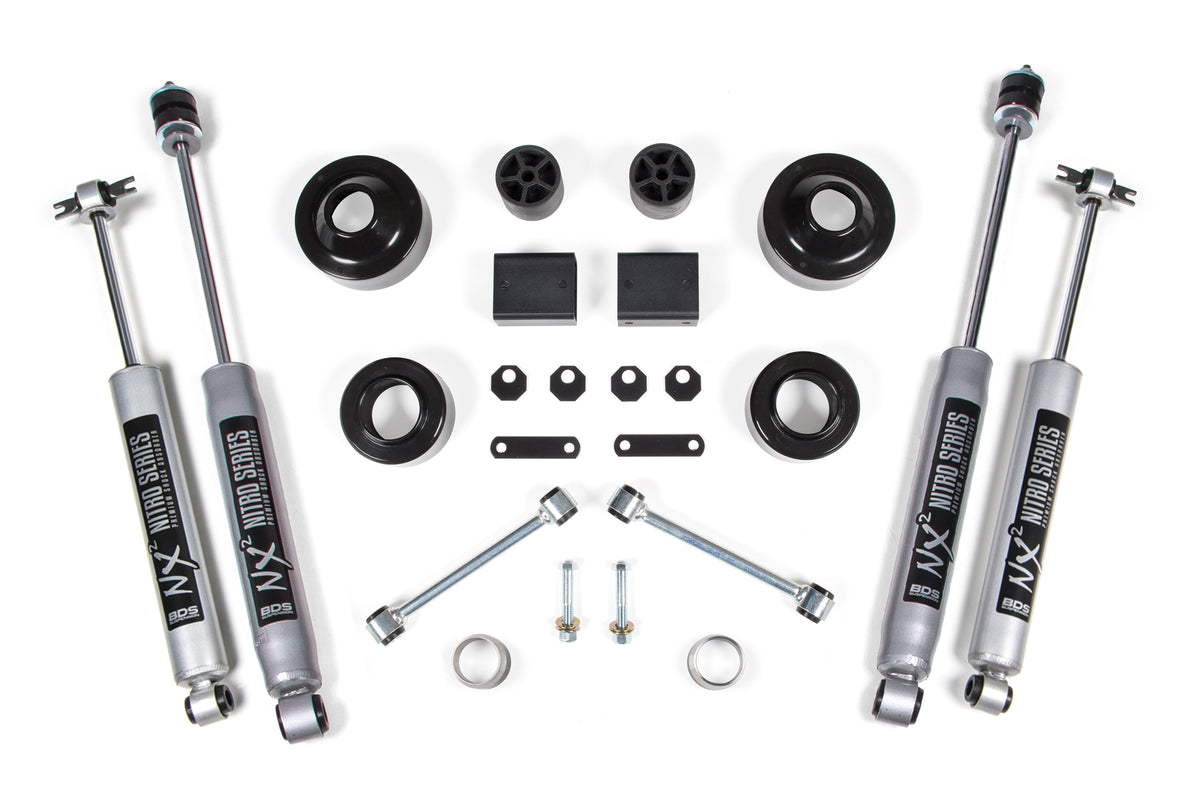 2 Inch Lift Kit | Coil Spacer | Jeep Wrangler JK (12-18) 2-Door - NX2 Nitro Series