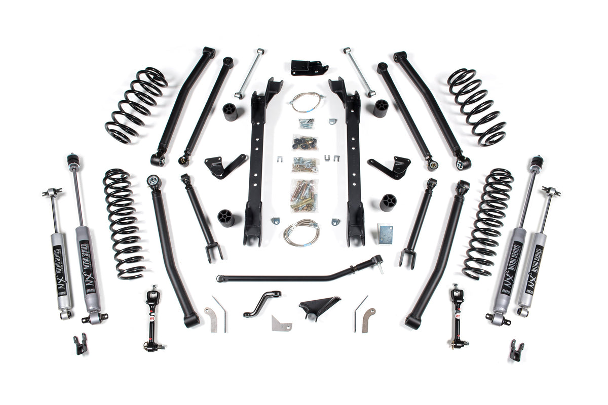 BDS 4.5 Inch Lift Kit with Long Arm Conversion for 1997-2006 Jeep Wrangler TJ