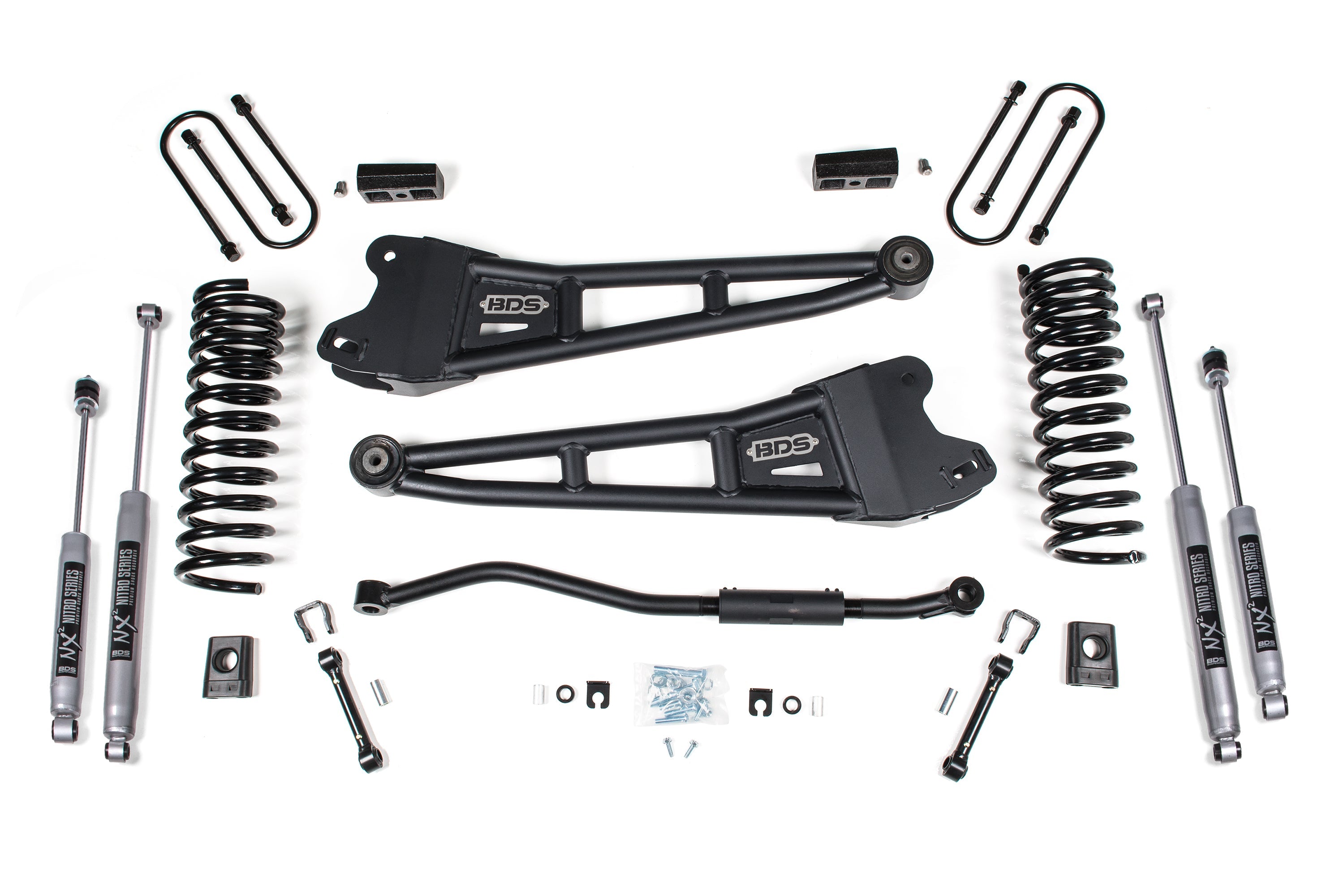 BDS 3 Inch Lift Kit w/ Radius Arm for 2013-2018 Ram 3500 4WD Diesel
