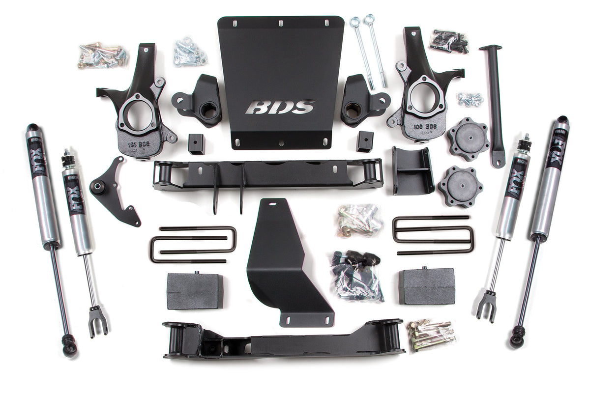 BDS Suspension 4.5 Inch Suspension Lift Kit Chevy Silverado GMC Sierra 1500 4WD (1999–2006)