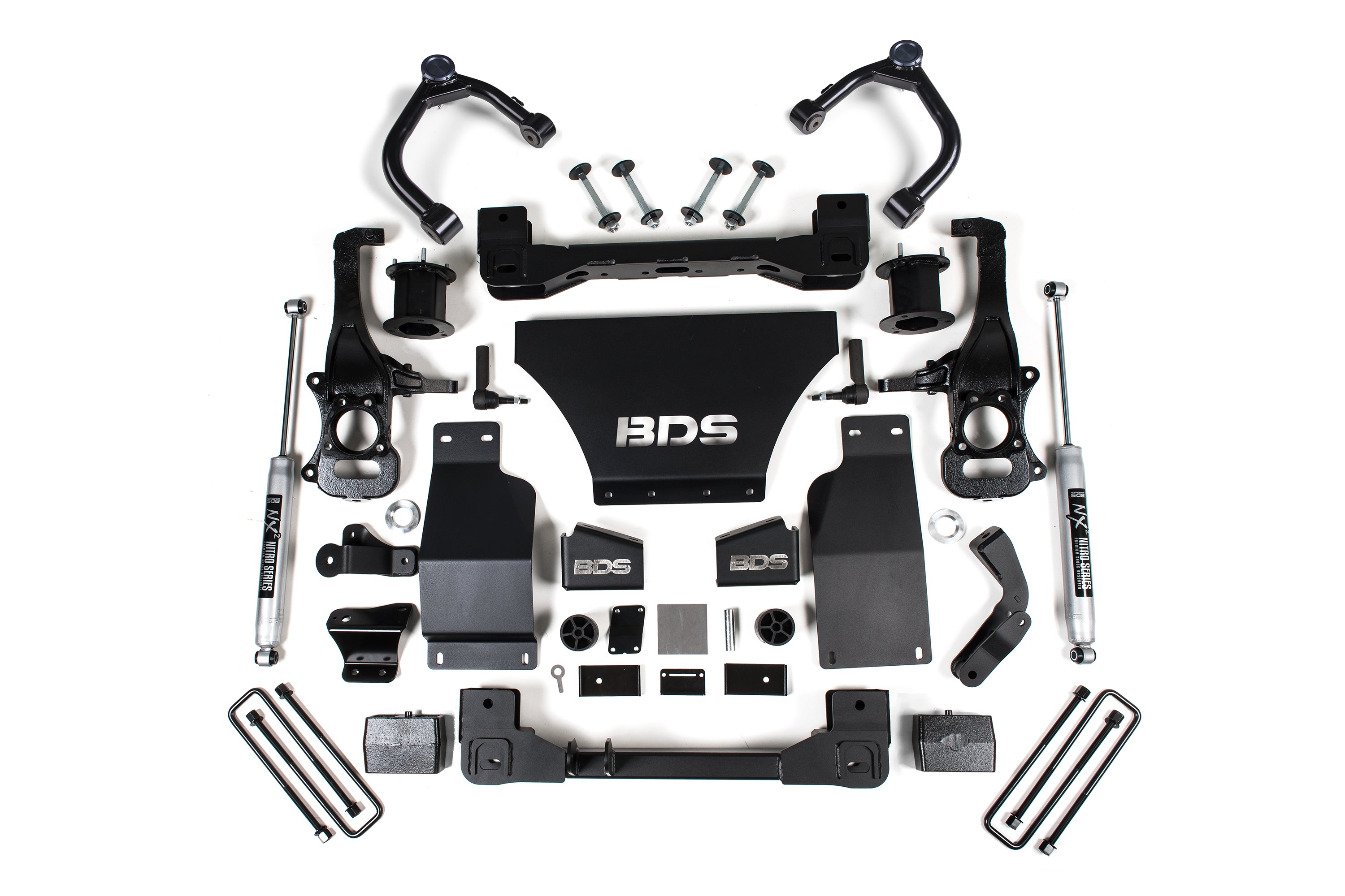 4 Inch Lift Kit | Chevy Silverado or GMC Sierra 1500 (19-24) 4WD | Gas - NX2 Nitro Series / Strut Spacer