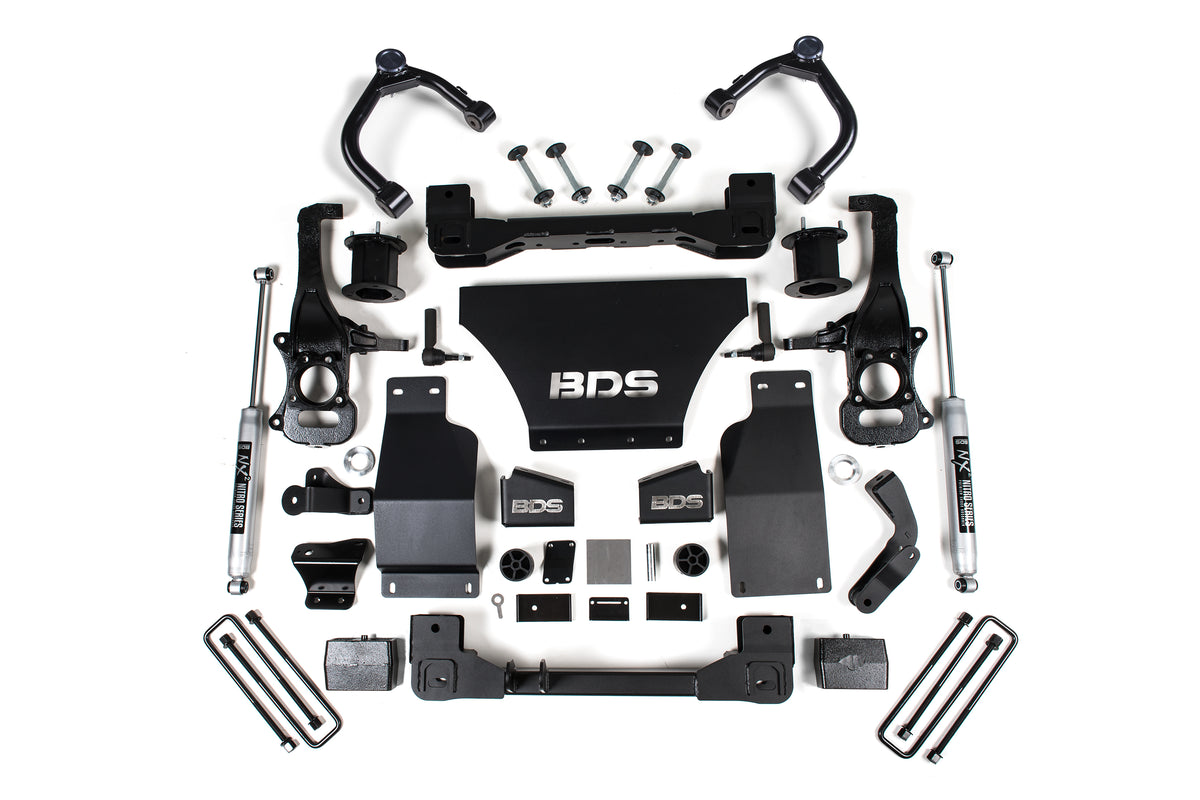 4 Inch Lift Kit | Chevy Silverado or GMC Sierra 1500 (19-24) 4WD | Gas - FOX 2.0 Performance Series / FOX 2.0 Performance Series